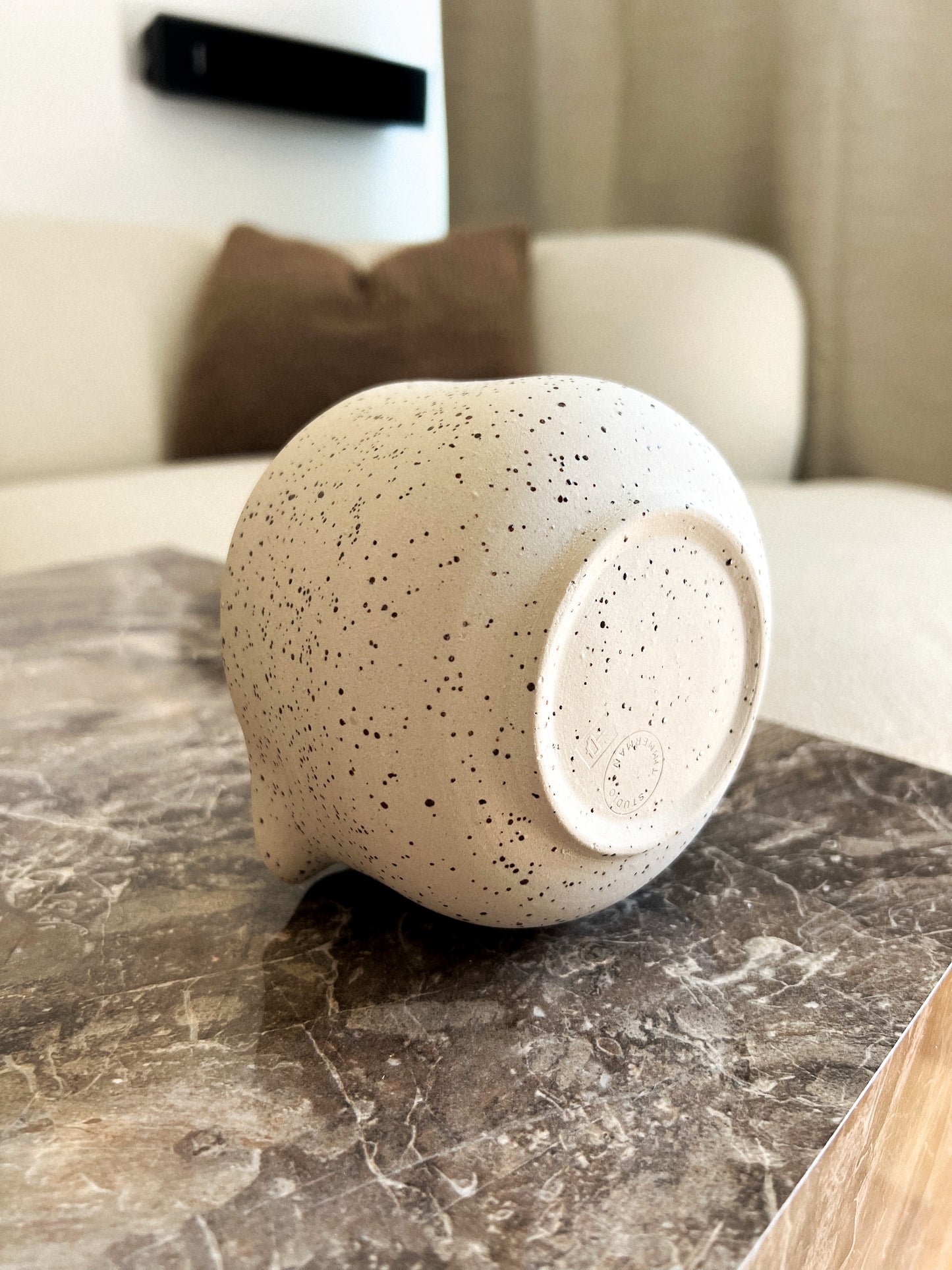 Matcha miska Studio Timmerman Speckled