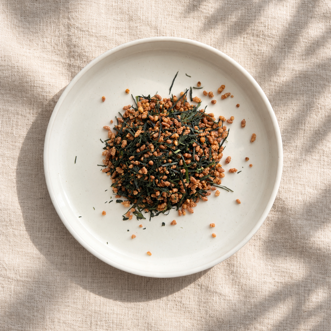 Ichibancha Genmaicha – zelený čaj s praženou rýží