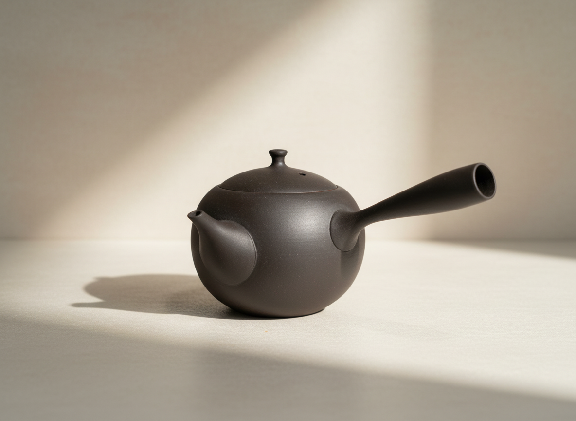 Kyusu konvička TOKI maru v barvě Sumikuro