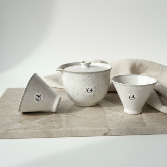 Ticho ve dvou – set Hōhin a šálky Minoyaki